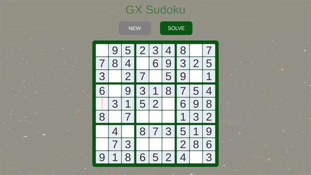 GX Sudoku screenshot 2