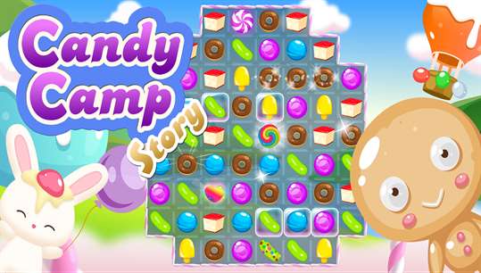 Candy Camp Story screenshot 1