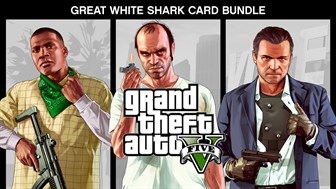Bundle Grand Theft Auto V et paquet de dollars Great White Shark