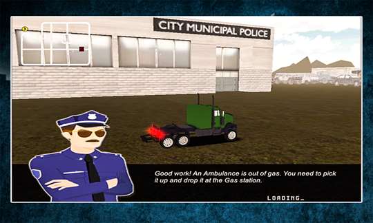 Police Car Tow Truck 3D screenshot 2