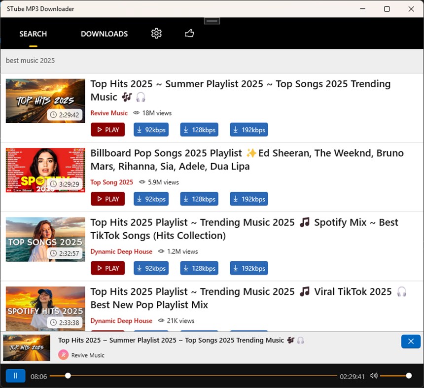 #1. STube MP3 Downloader (Windows) Által: Isabella Victoria