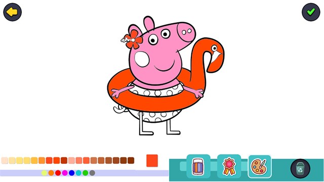 Peppo Coloring & Puzzle Game screenshot 2