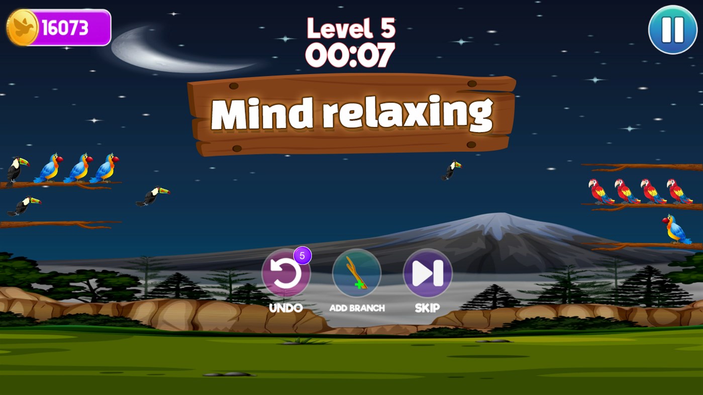 #4. Bird Sort Color Puzzle Game (Windows) Przez: Margala Games