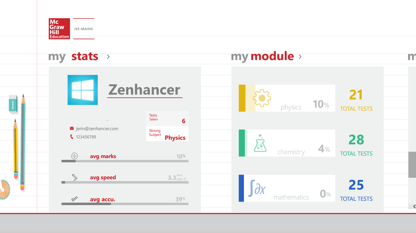 Main stats