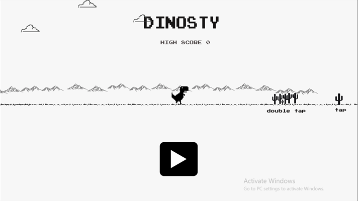 Chrome Dino Easter Egg Getting Touch Screen Support