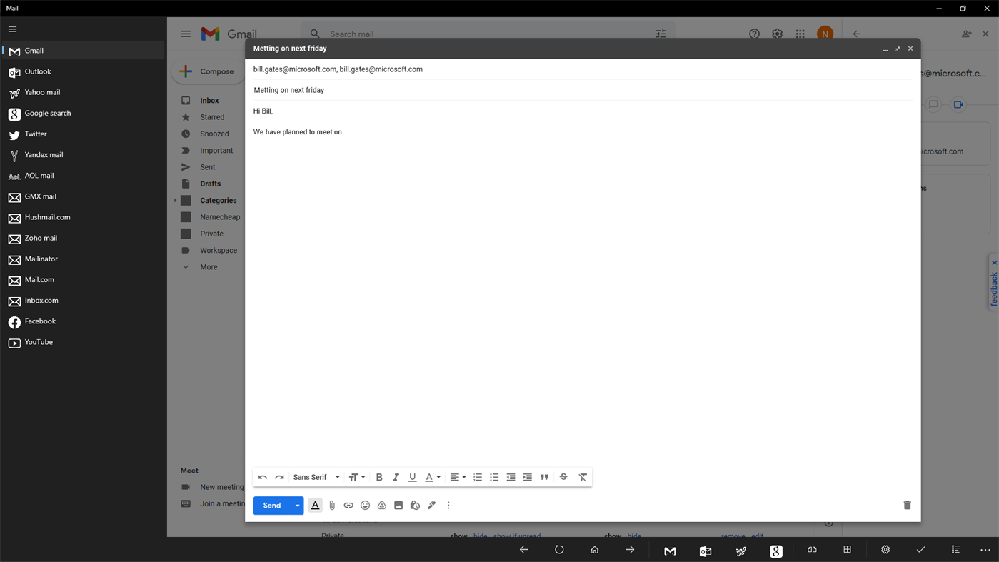 #10. Mail (Windows) By: eyacker.com