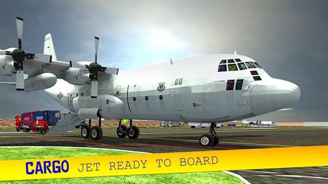 Cargo Plane City Airport - Truck Forklift Flight Screenshots 2