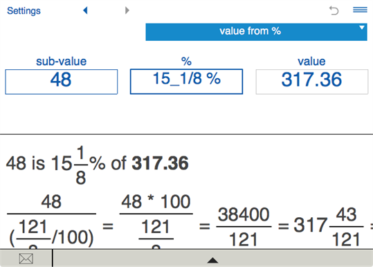 Smart Percentage Calculator screenshot 3