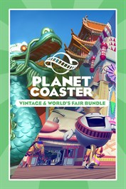 Planet Coaster: Lote Vintage + Expo universal