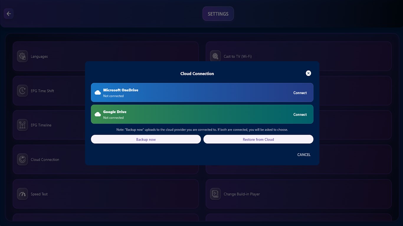 IPTV Smarter for Windows - Live TV screenshot