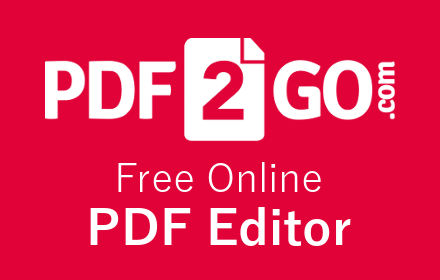 Online PDF Editor (pdf2go.com) small promo image