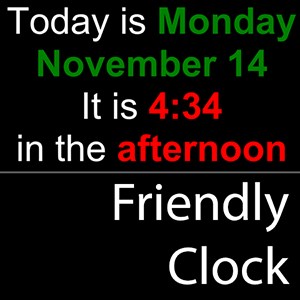 Friendly Clock