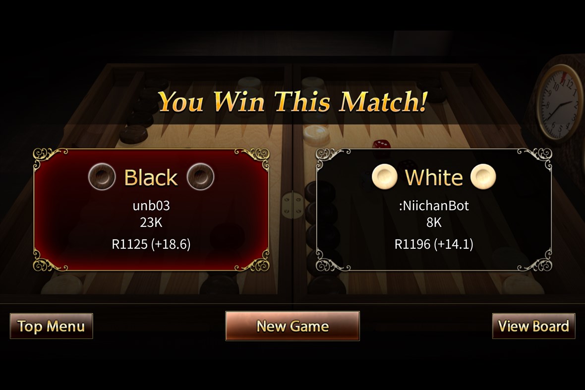 #5. The Backgammon (Windows) Podle: UNBALANCE corp.