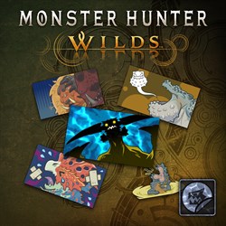 Sticker-Set: Monster der Windebene