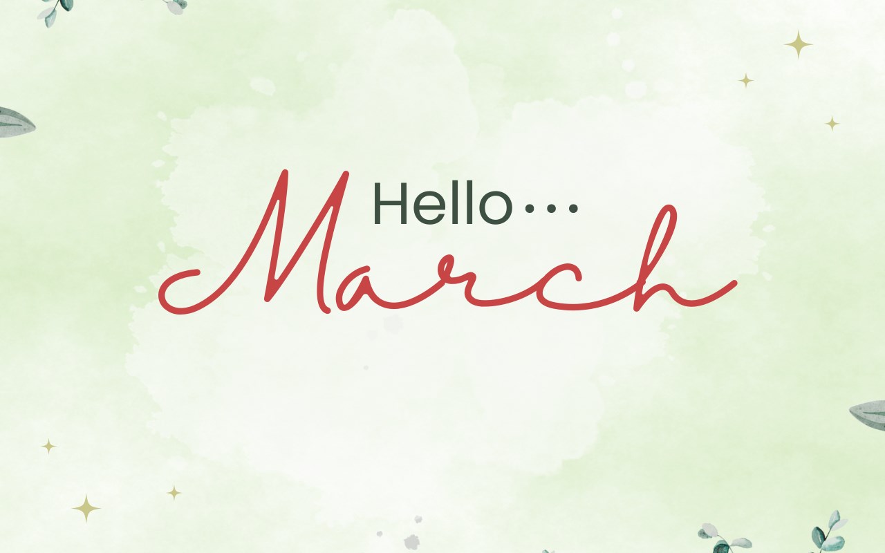 Hello March Vin777 Wallpaper New Tab