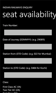 Indian Railways Enquiry screenshot 4
