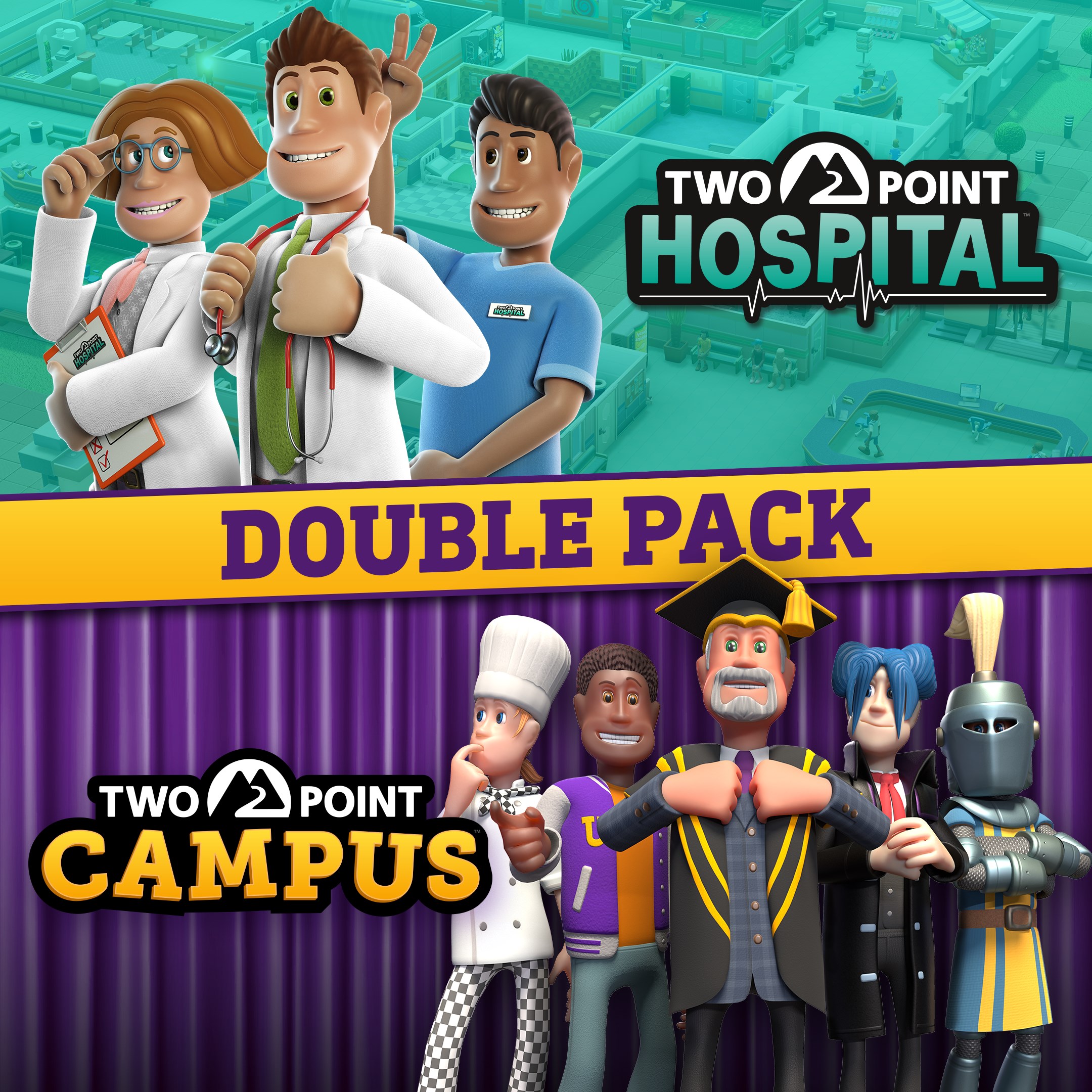Two Point Hospital and Two Point Campus Double Pack