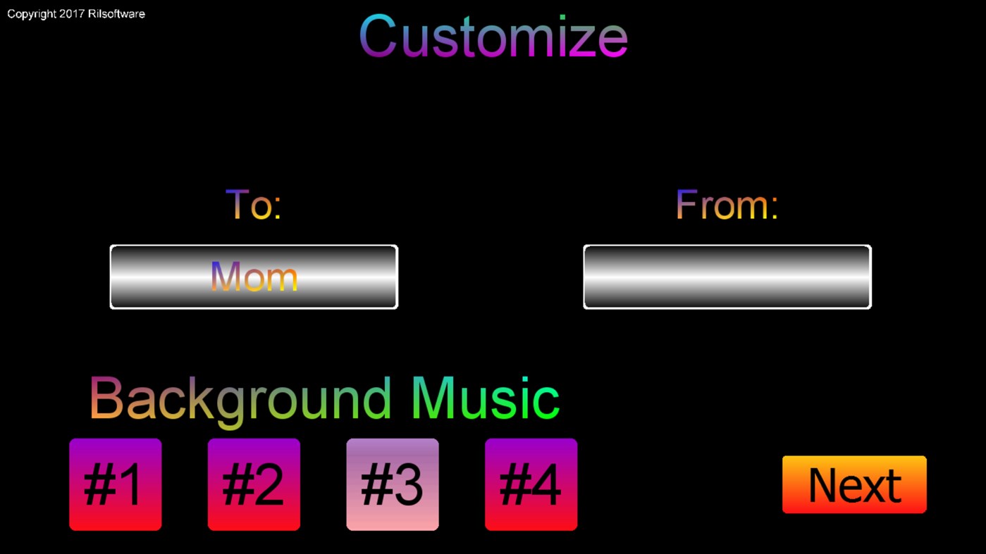 #1. Birthday Card NEW! (Windows) Podle: RilSoftware
