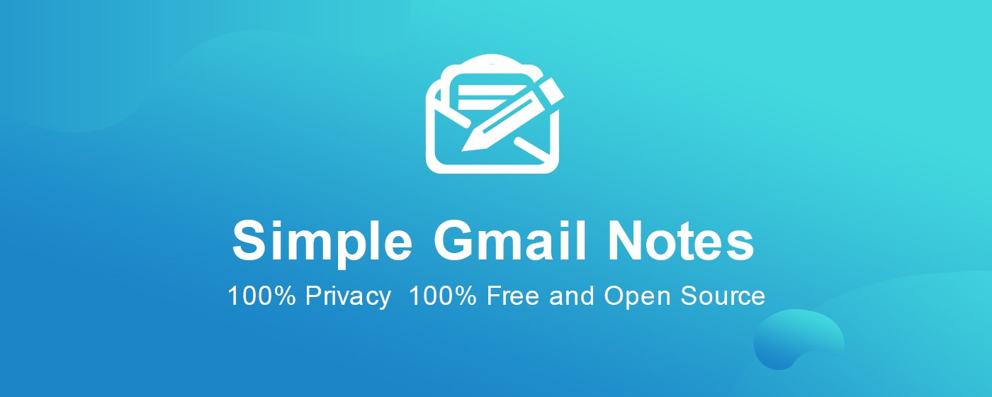 Simple Gmail Notes marquee promo image