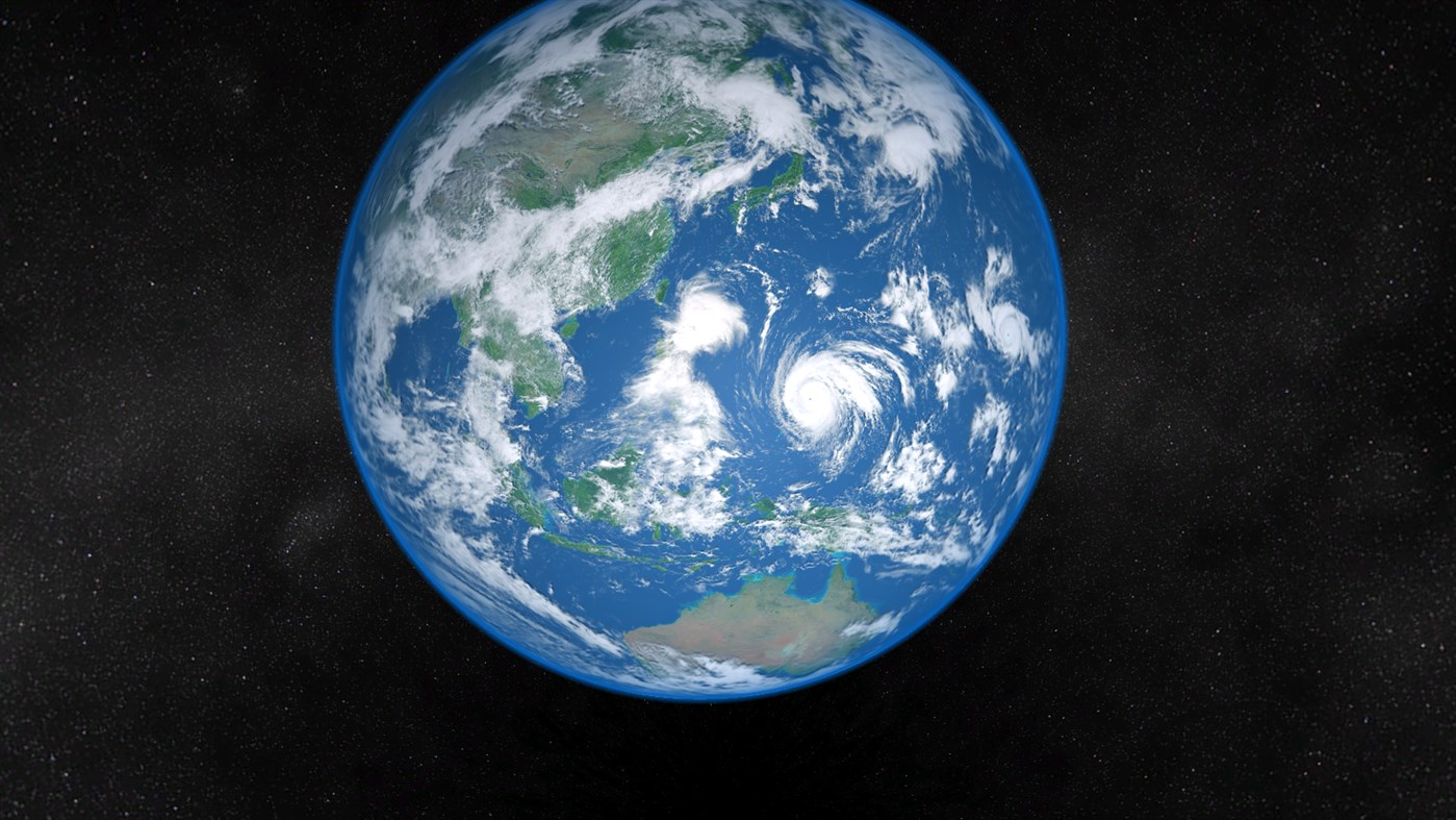 #3. Earth 3D Live Wallpaper (Windows) By: Screensavers Store