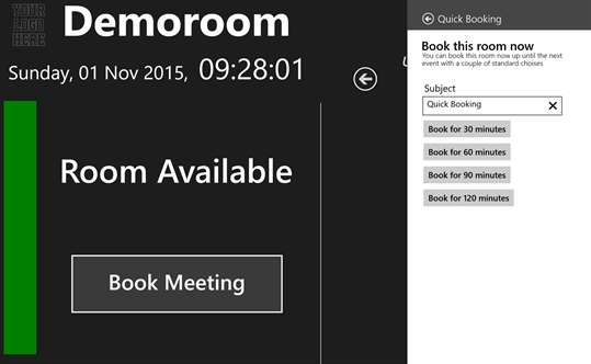 Conference RoomDisplay screenshot 5