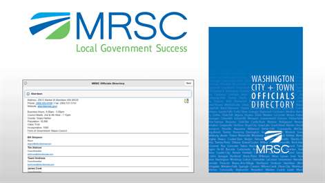 MRSC Officials Directory Screenshots 1