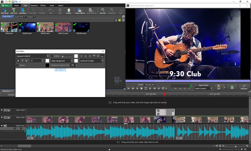 VideoPad Video Editor Software_2