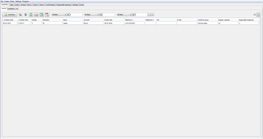 Universal Database Temia screenshot 4