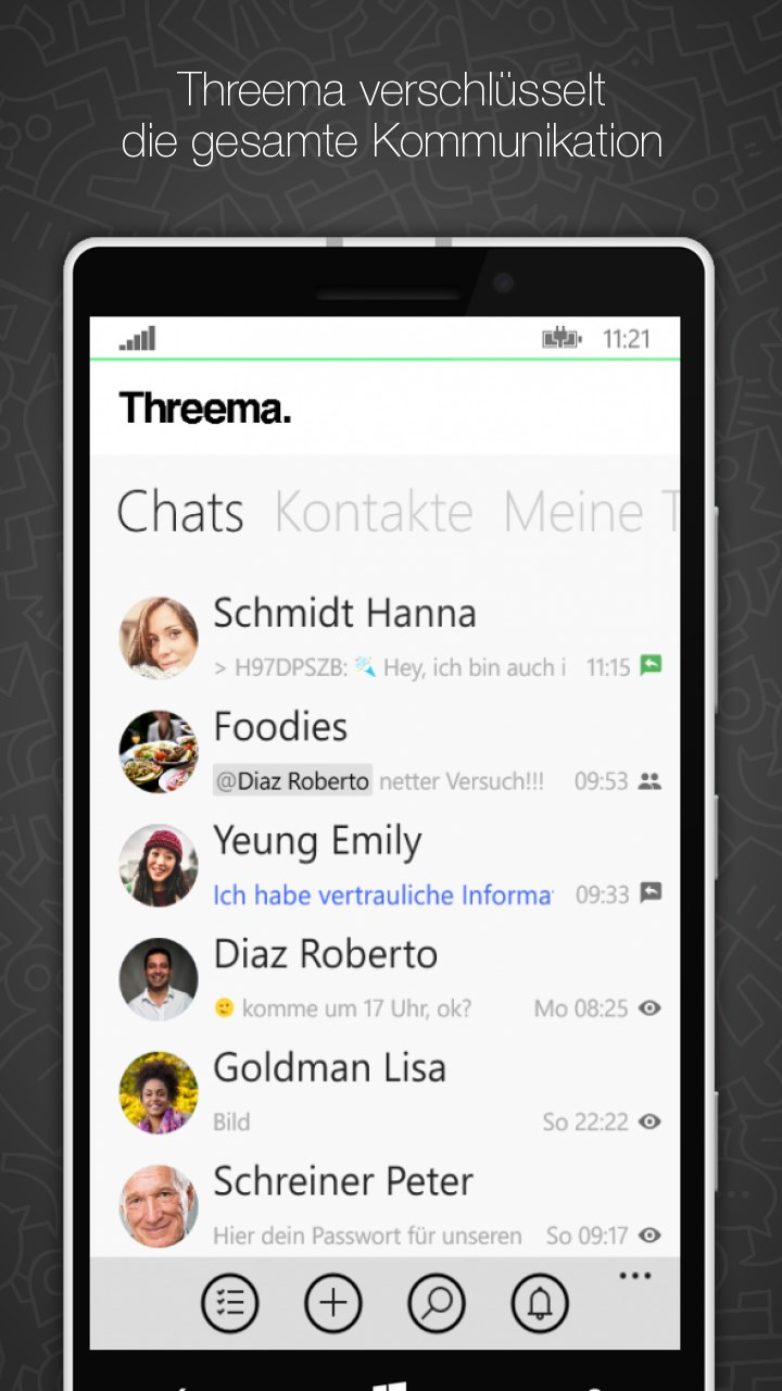 Threema Screenshot