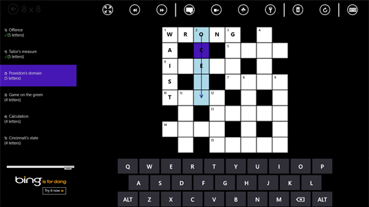 Crosswords Classic by Dynamind Studio screenshot 5