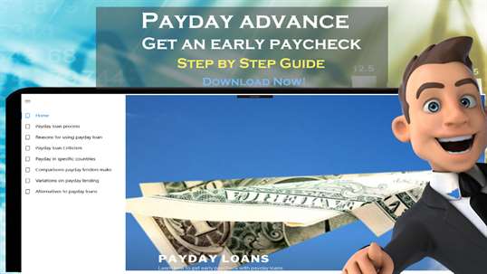 Payday advance - Payday loans guide early paycheck screenshot 1