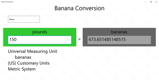 Banana Conversion screenshot 2
