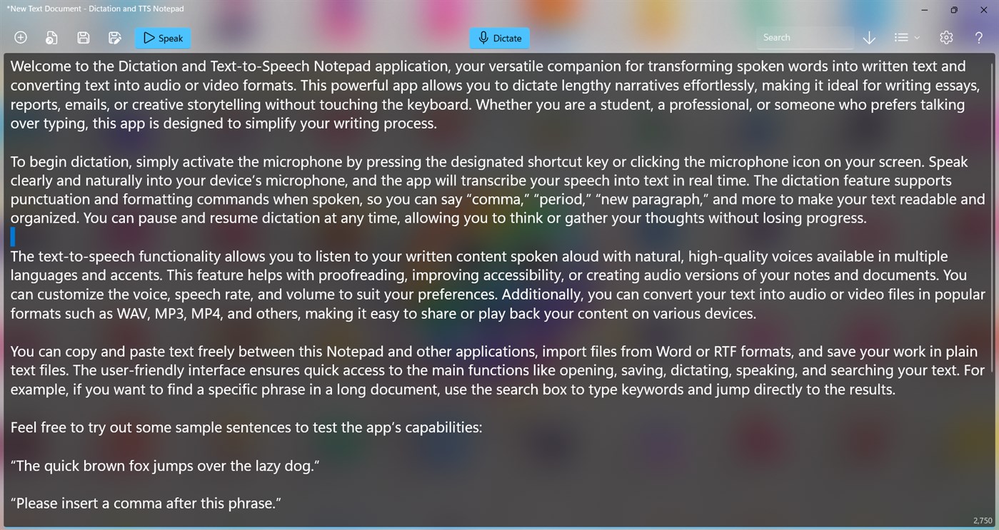 #4. Dictation and TTS Notepad (Windows) 由: Alexander Komarov