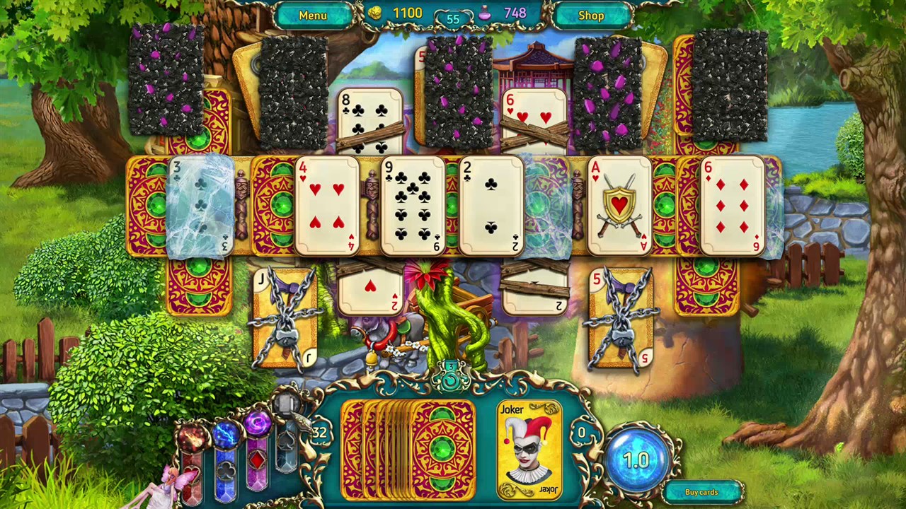 Dreamland Solitaire: Dragon's Fury screenshot 2