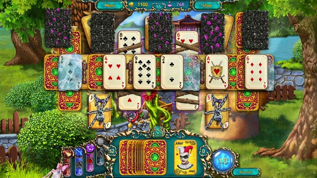 Dreamland Solitaire: Dragon's Fury screenshot 2