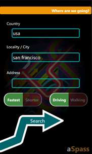 GPS Navigator aSpass screenshot 3