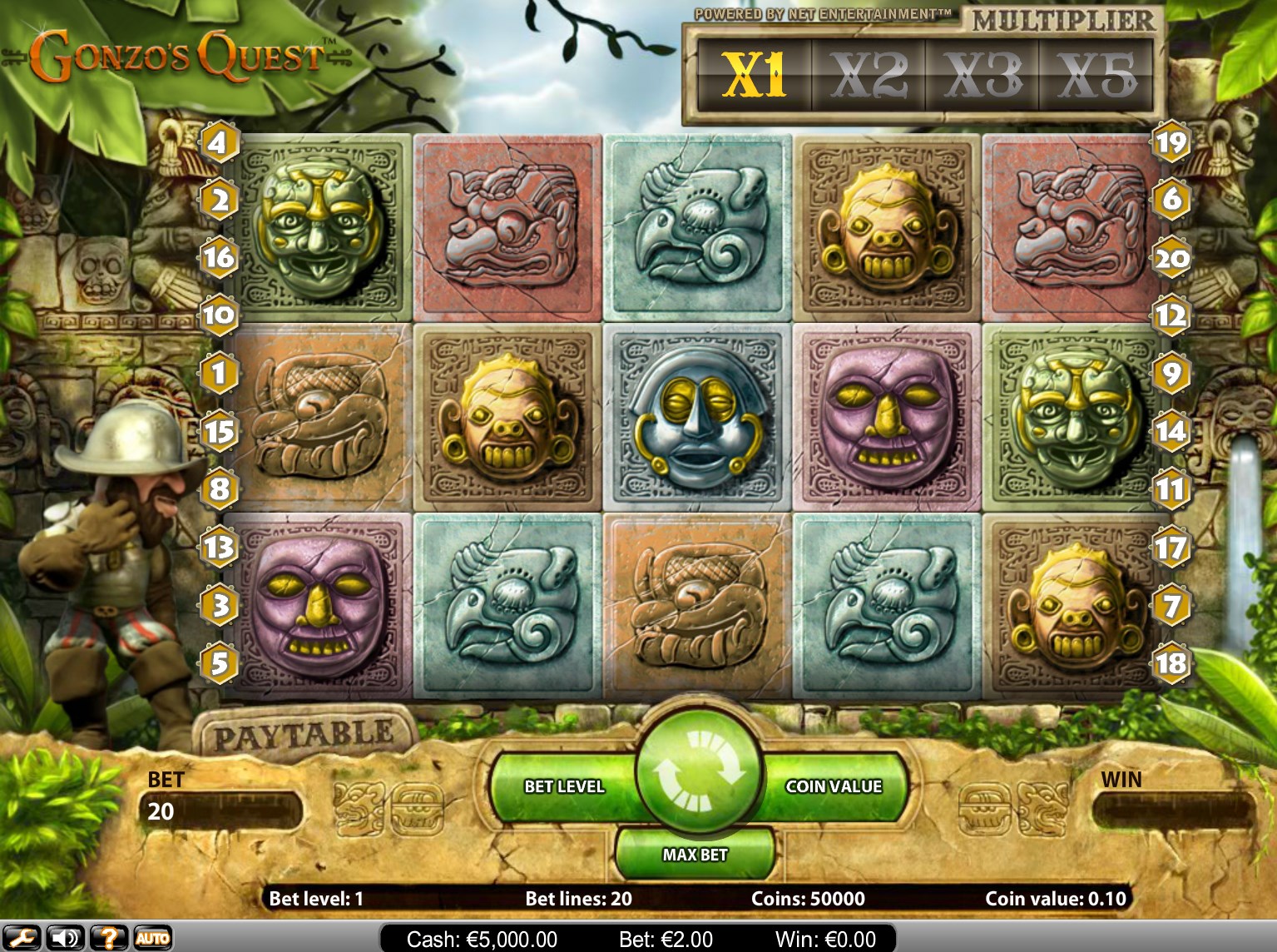 Captura de Pantalla 1 Gonzo's Quest Slot Game windows