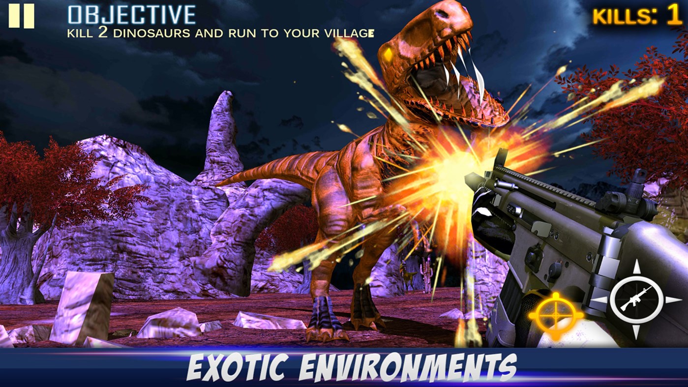 #4. Dino Hunting: Survival Game (Windows) Podle: Mega Gamers Production