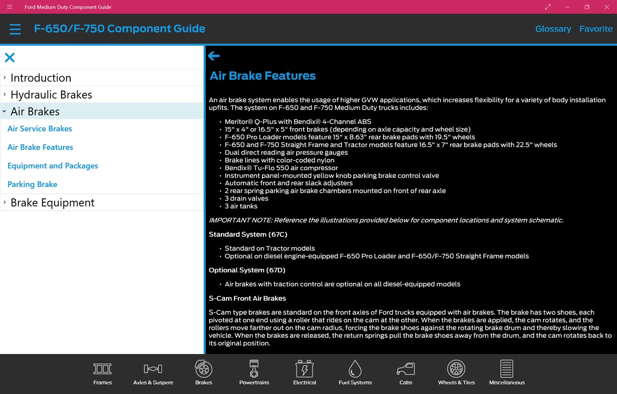 #5. Ford Medium Duty Component Guide (Windows) Podle: Alteris Group LLC