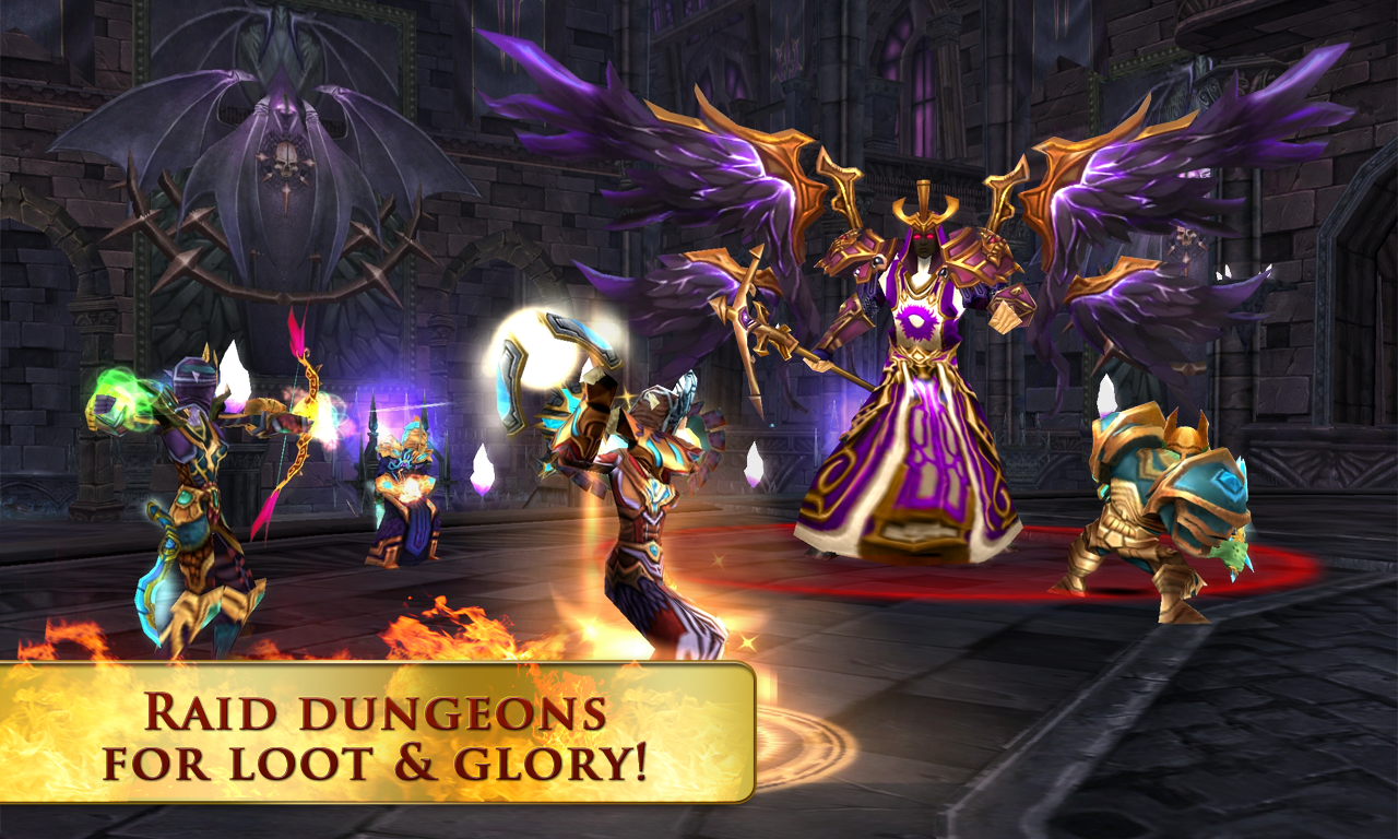 Raid dungeons for loot & glory!