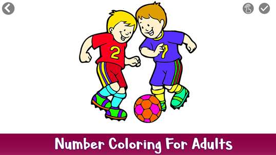 Football Color by Number - Sports Coloring Book screenshot 5
