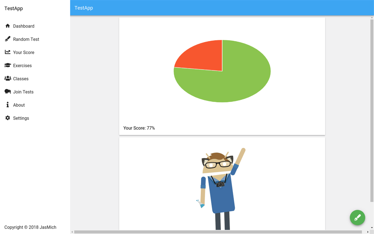 #2. TestApp System (Windows) Podle: Jasper Michalke