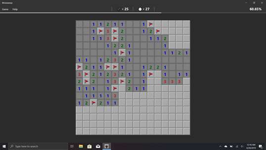 Minesweep screenshot 2