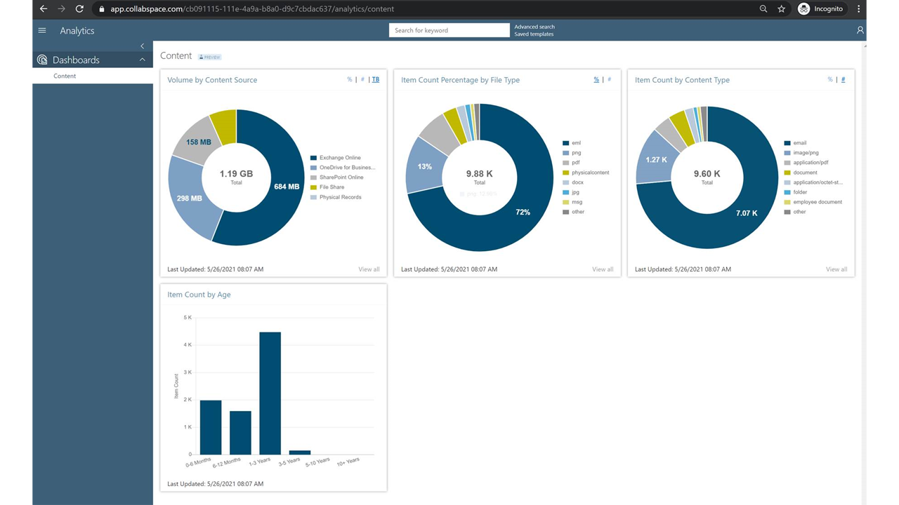 Snapshot 8 of Collabspace DISCOVERY: Cross-Platform eDiscovery