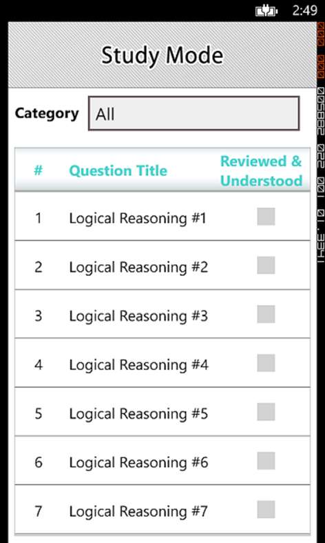 LSAT Screenshots 2