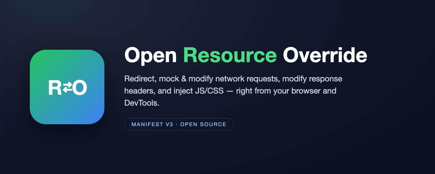 Open Resource Override (MV3)