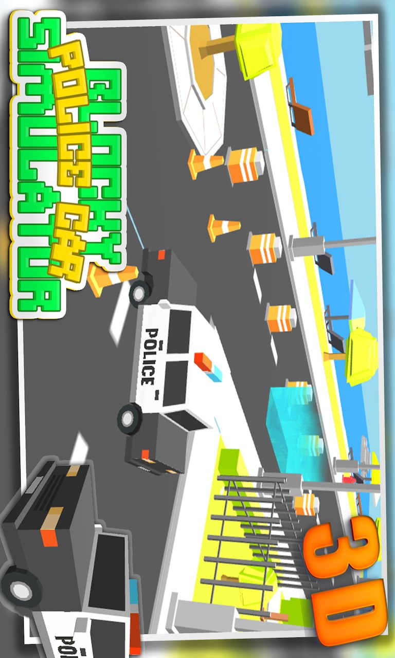 Snímek obrazovky 7 Blocky Police Car Simulator windows