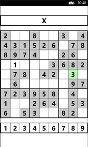 Sudoku WP-7 screenshot 3