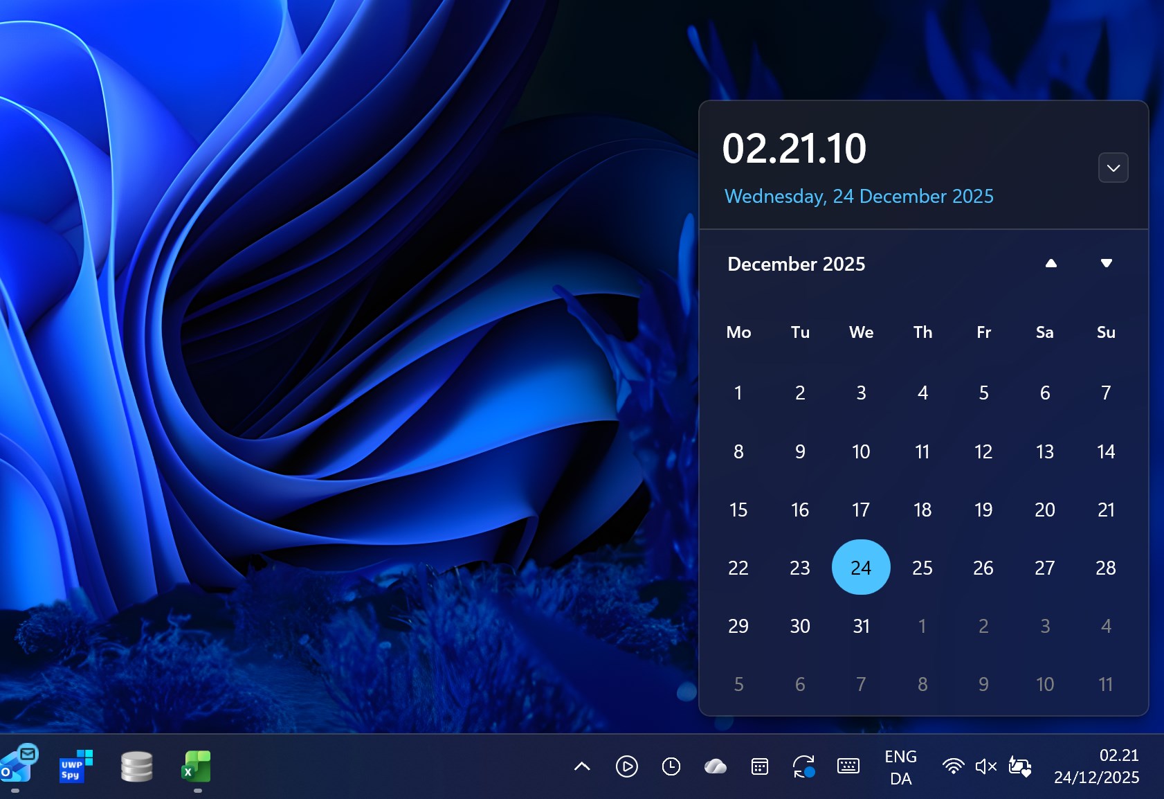 Fluent Flyouts screenshot