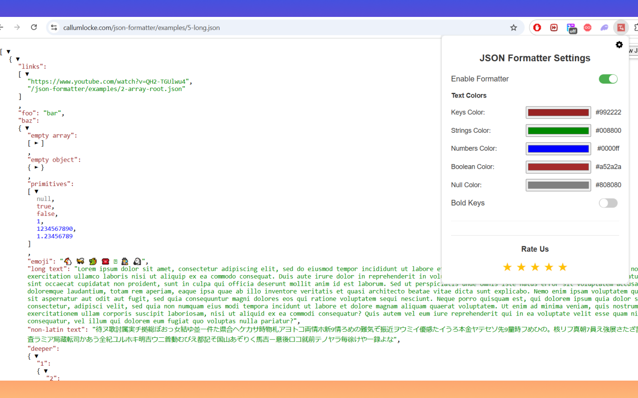JSON Formatter – Beautify & Visualize Your JSON Instantly
